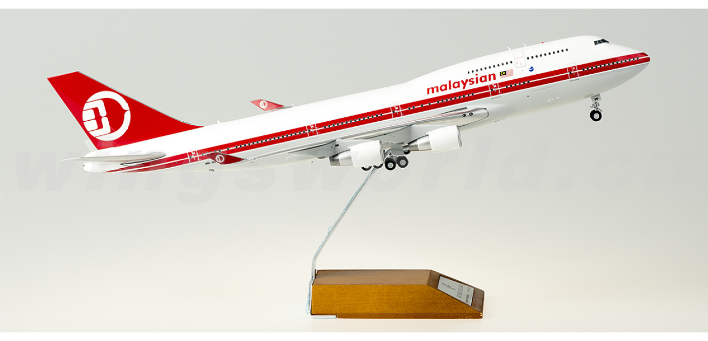 jc wings 1:200 lh2009 马来西亚航空 boeing 747-400 9m-mpp 复古