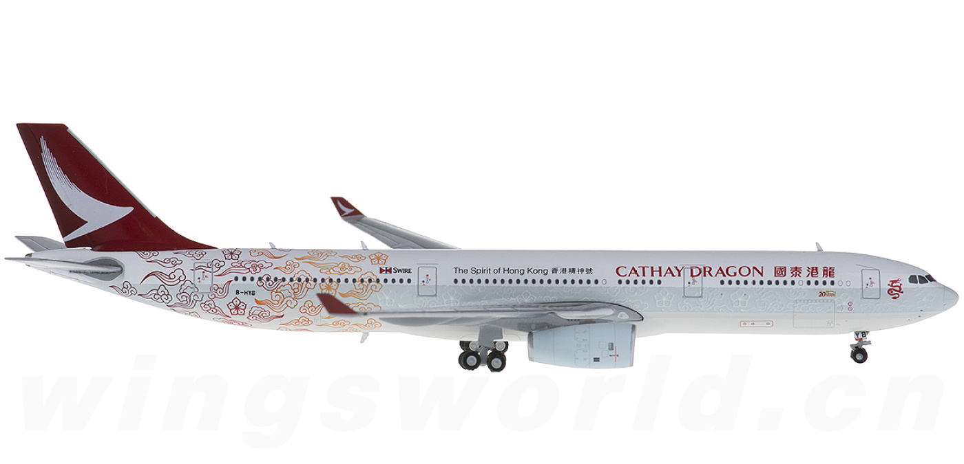 jc wings 1:400 xx4126 cathay dragon 国泰港龙航空 airbus a330-300