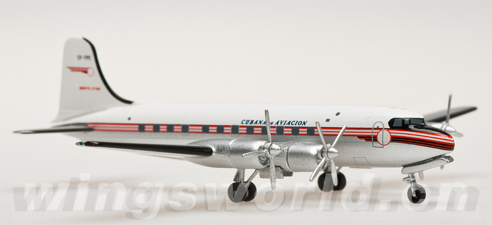 aeroclassics 1:400 accftfc 古巴航空 dc-4-m2 cf-tfc