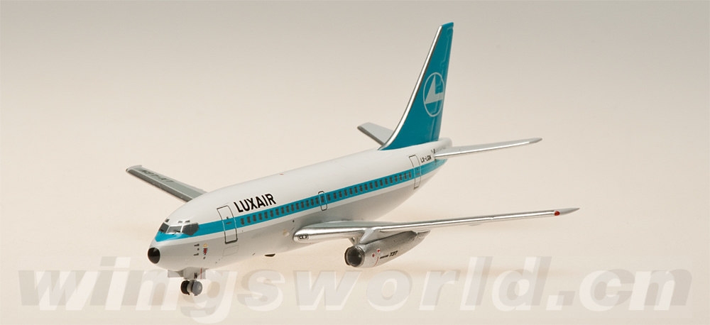 aeroclassics 1:400 ac4lxlgn 卢森堡航空 boeing 737-200 lx-lgn