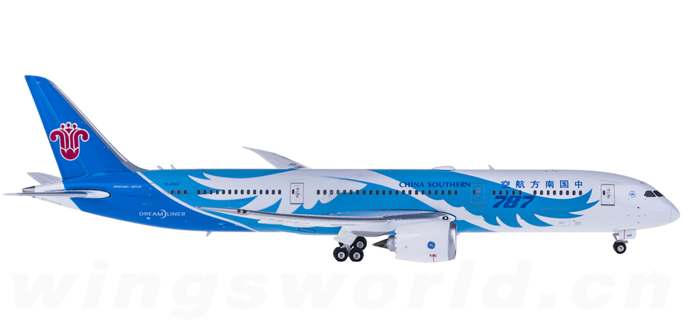 南航波音787-9座位图,波音787-9座位图 phoenix 1:400 ph11467 china southern 中国南方航空 boeing 787-9 b