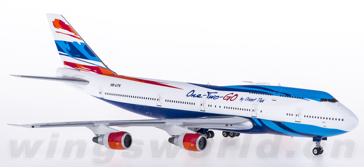 东航波音747-400,华航波音747-400 phoenix 1:400 ph10886 orient thai 泰国东方航空 boeing 747-300 hs