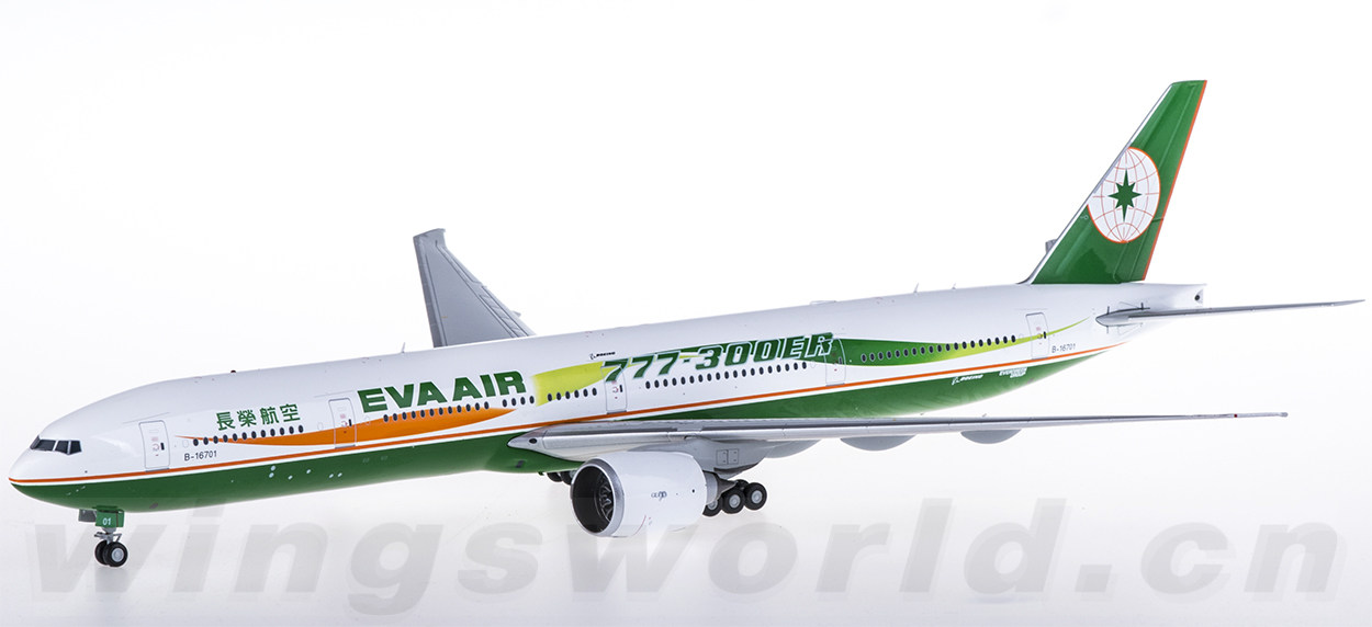 jc wings 1:200 xx2783 eva air 长荣航空 boeing 777-300er b-16701