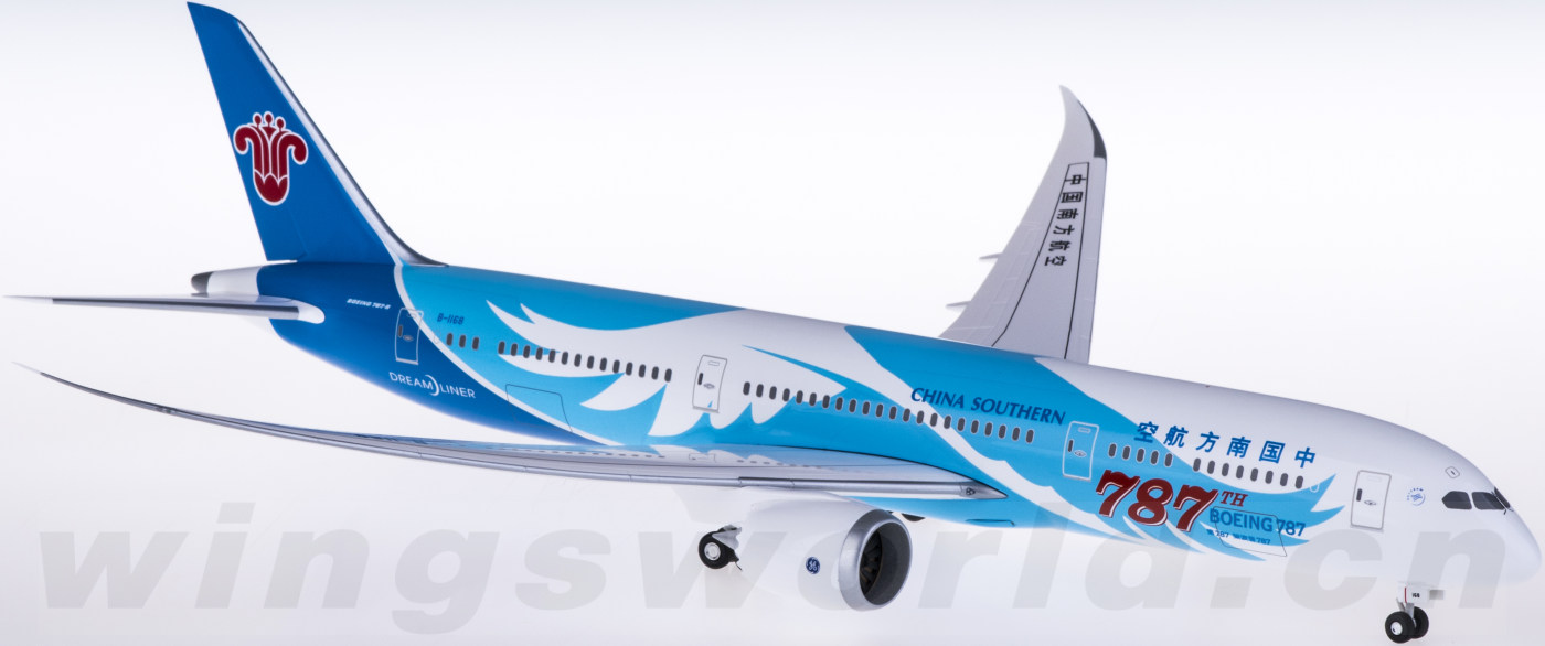 南航波音787-9座位图,波音787-9座位图 hogan 1:200 a337grmu china southern 中国南方航空 boeing 787-9 b