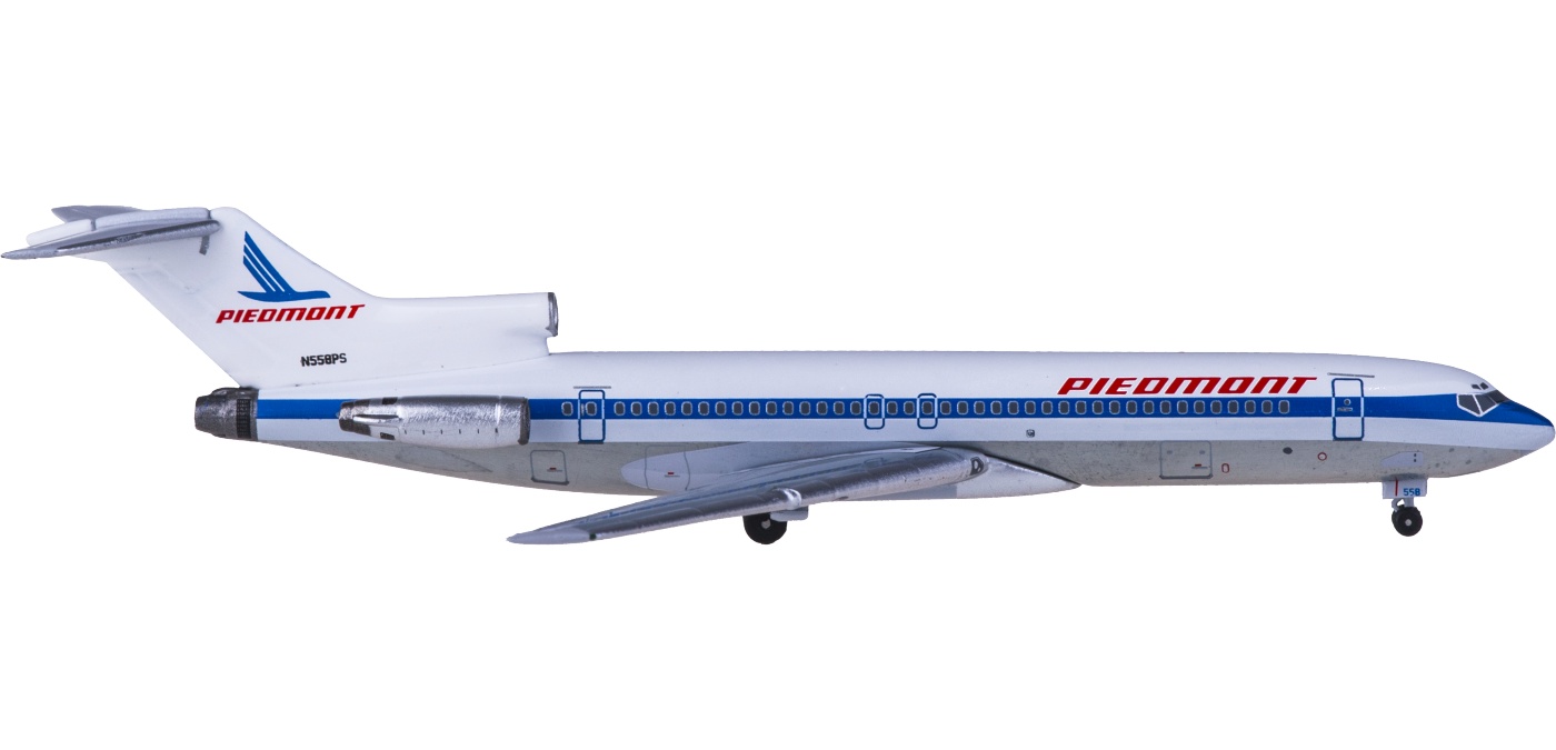 1:400 ac419734a piedmont airlines 皮埃蒙特航空 boeing 727-200 n