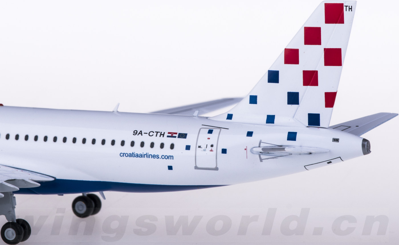 jc wings 1:200 xx2144 croatia airlines 克罗地亚航空 airbus a319