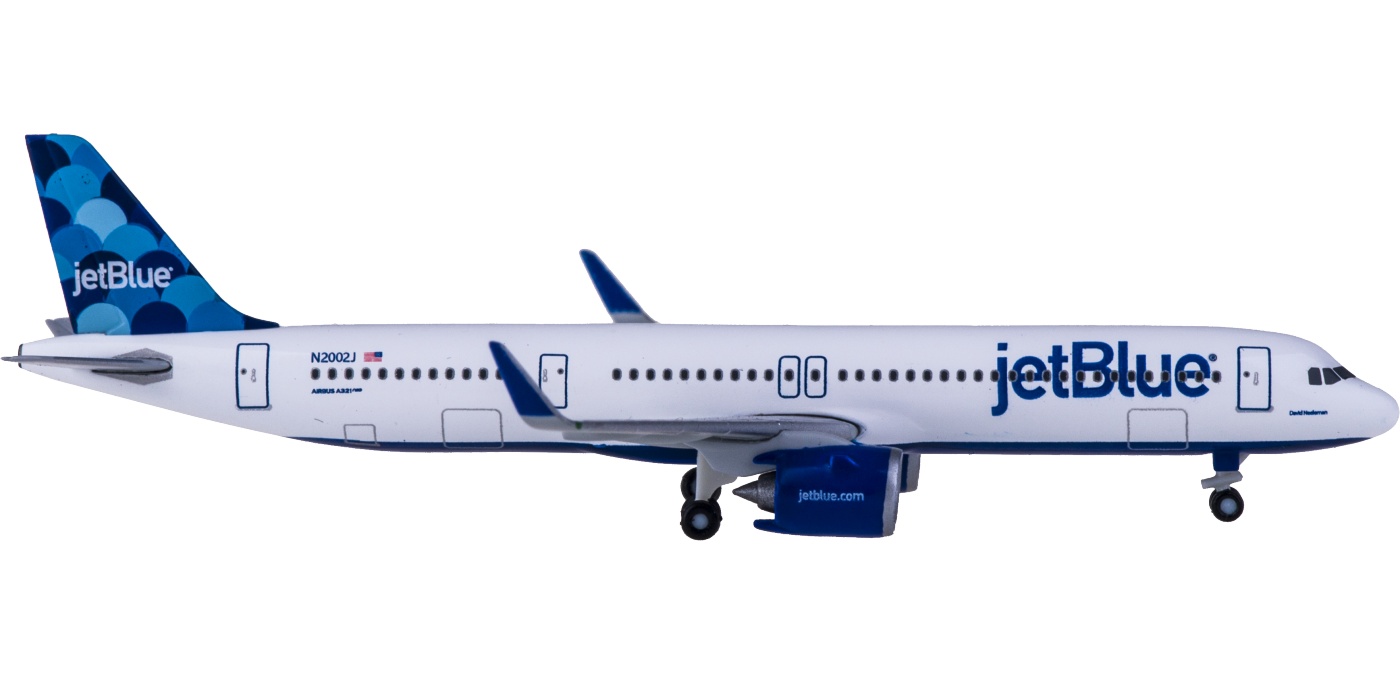 herpa 1:500 533805 jetblue 捷蓝航空 airbus a321neo n2002j