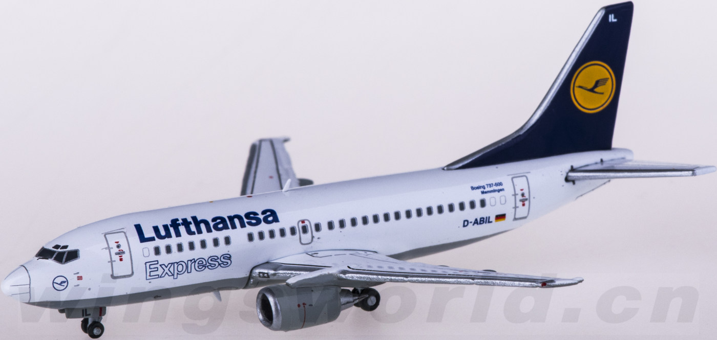 jc wings 1:400 xx4886 lufthansa 汉莎航空 boeing 737-500 d-abil