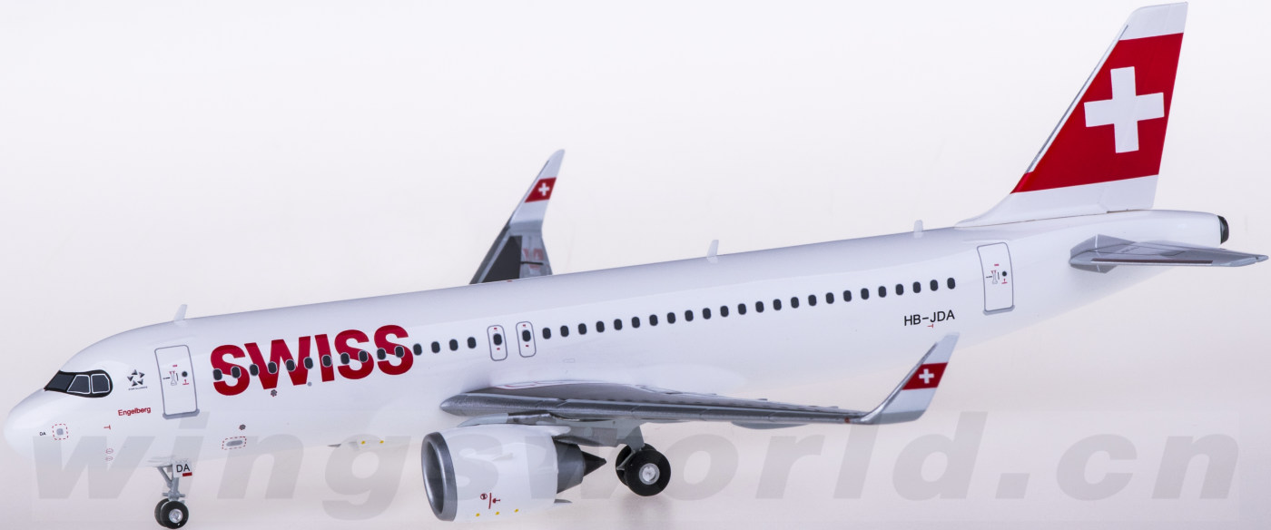 herpa 1:200 570947 swiss 瑞士国际航空 airbus a320neo hb-jda