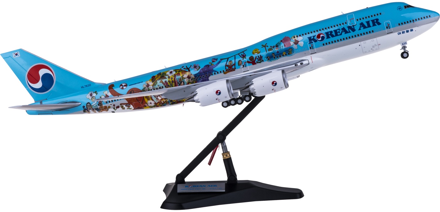 jc wings 1:200 ew2748001 korean air 大韩航空 boeing 747-8 hl7630