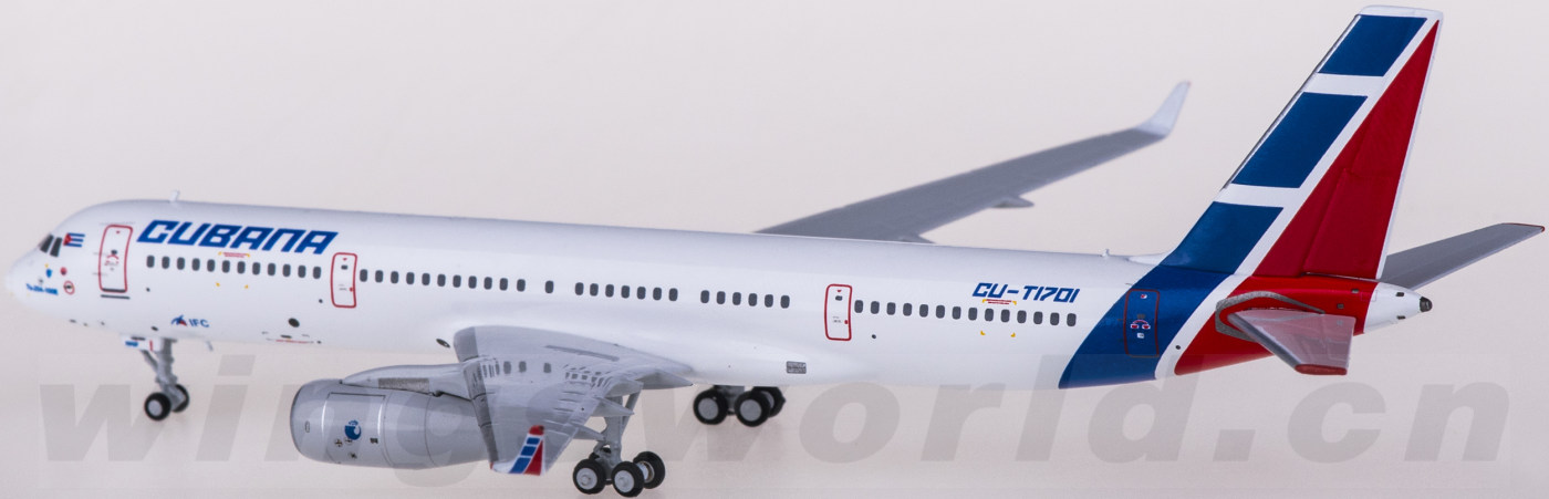 NG40001 Cubana 古巴航空 Tupolev TU 204 100E CU T1701 NGmodels 1 400 飞机模型世界