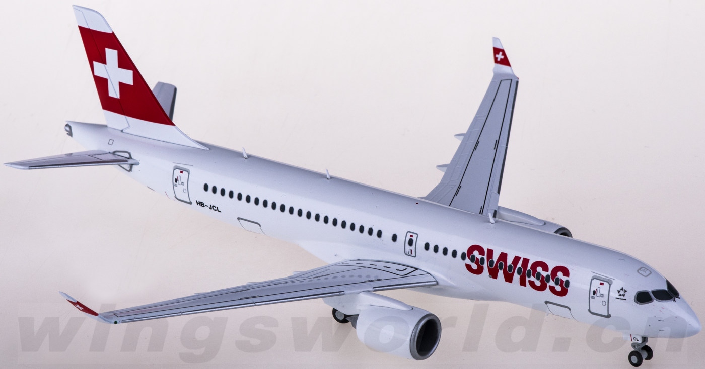 558952-001 swiss 瑞士国际航空 airbus a220-300 hb-jcl winterthur