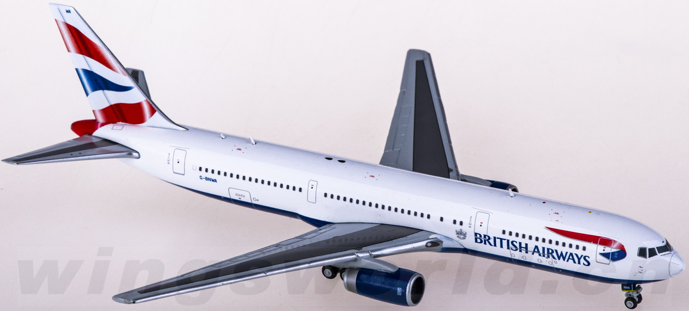 jc wings 1:400 xx4155 british airways 英国航空 boeing 767-300er