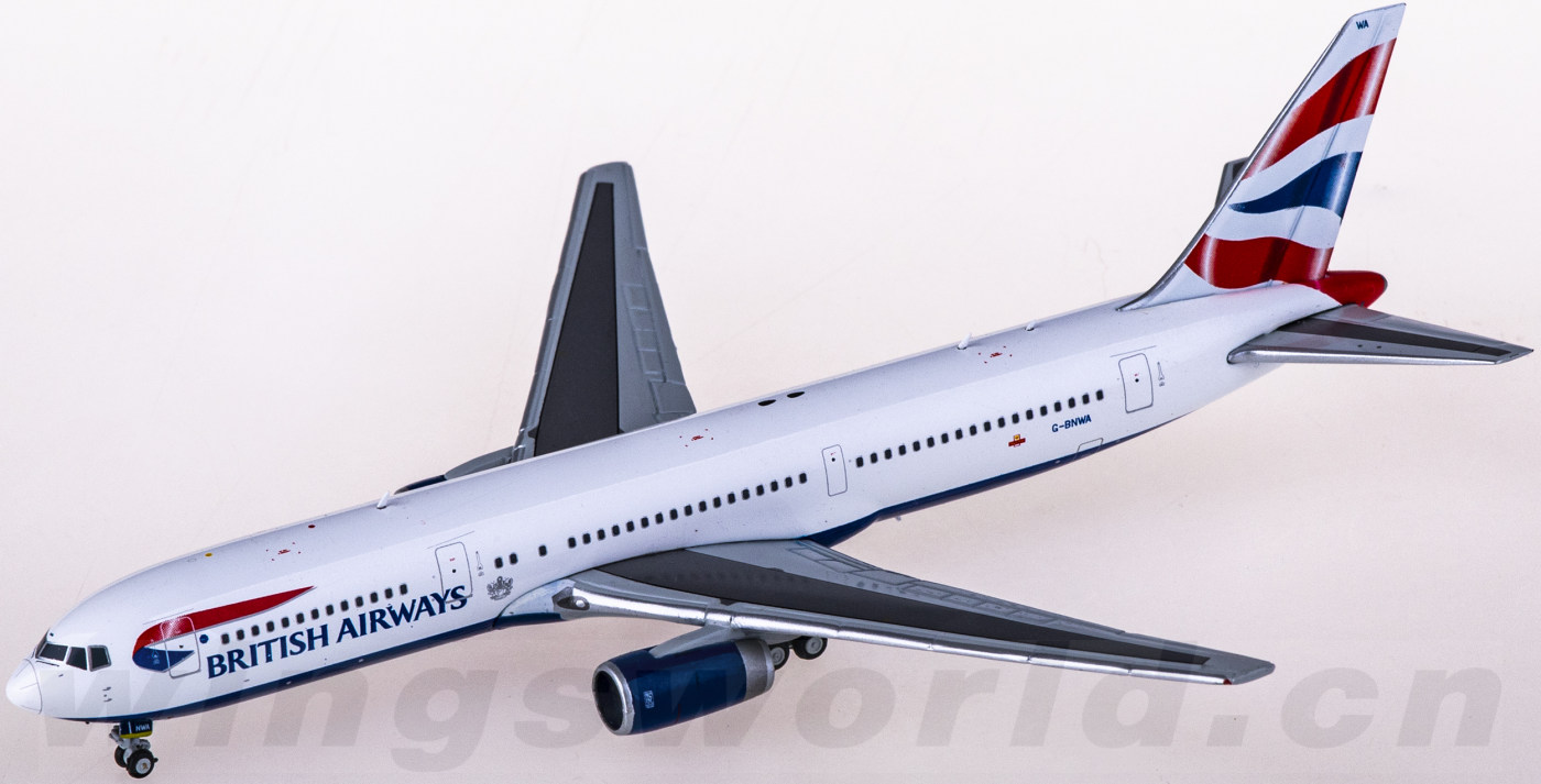 jc wings 1:400 xx4155 british airways 英国航空 boeing 767-300er