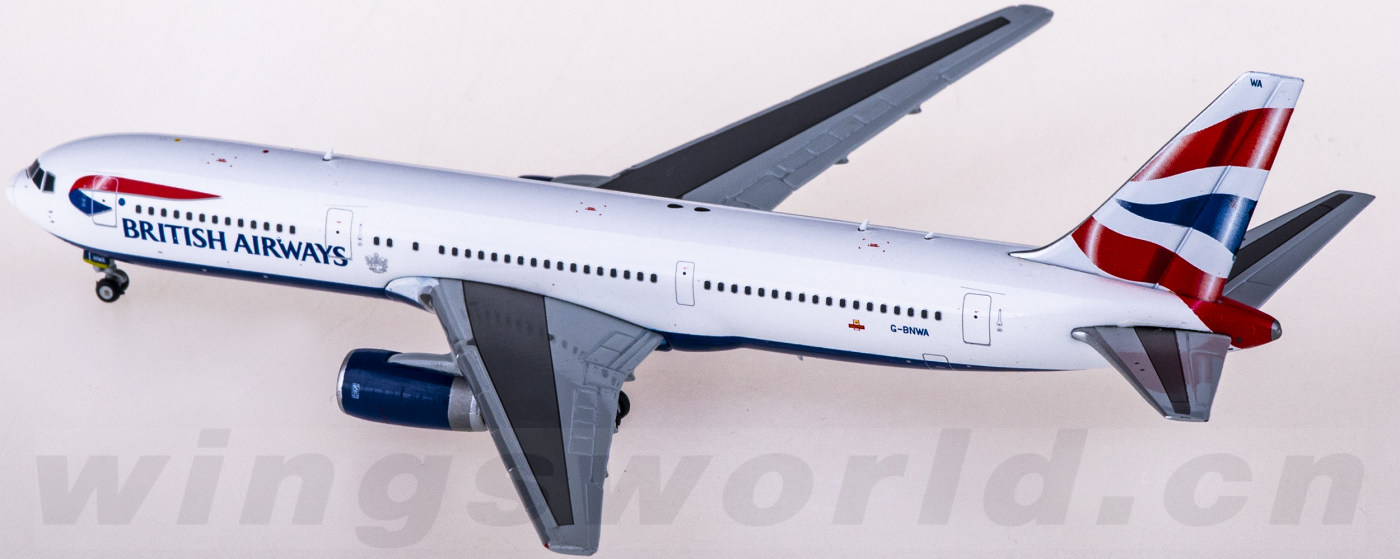 jc wings 1:400 xx4155 british airways 英国航空 boeing 767-300er