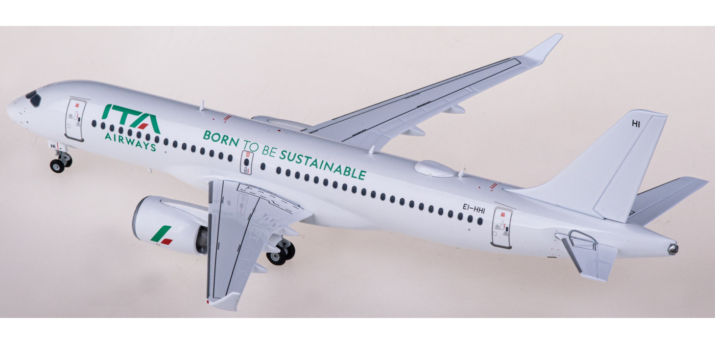 572705 ITA Airways 意大利航空运输公司 Airbus A220 300 EI HHI Herpa 1 200 飞机模型世界