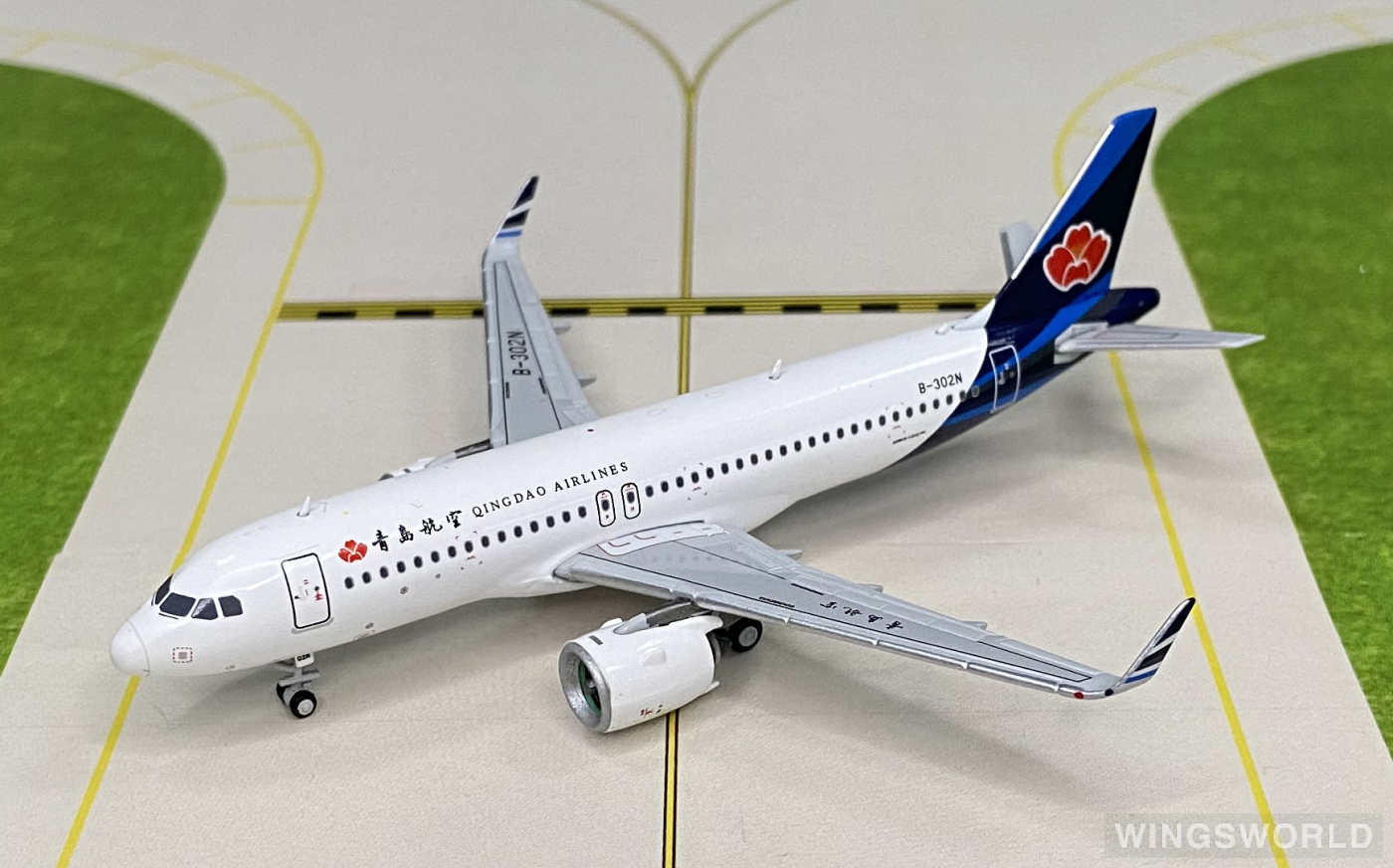 jc wings 1:400 lh4130 qingdao airlines 青岛航空 airbus a320neo b