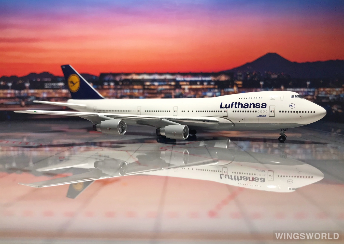 big bird 1:400 bb4-2006-xx lufthansa 汉莎航空 boeing 747-200 d