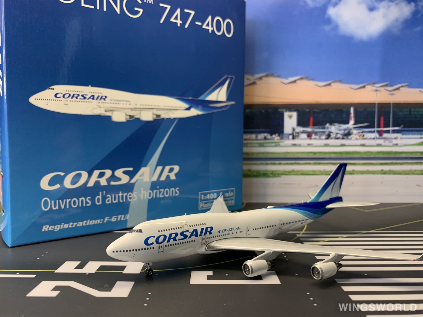 phoenix 1:400 ph10892 corsair 科西嘉地中海航空 boeing 747-400 f