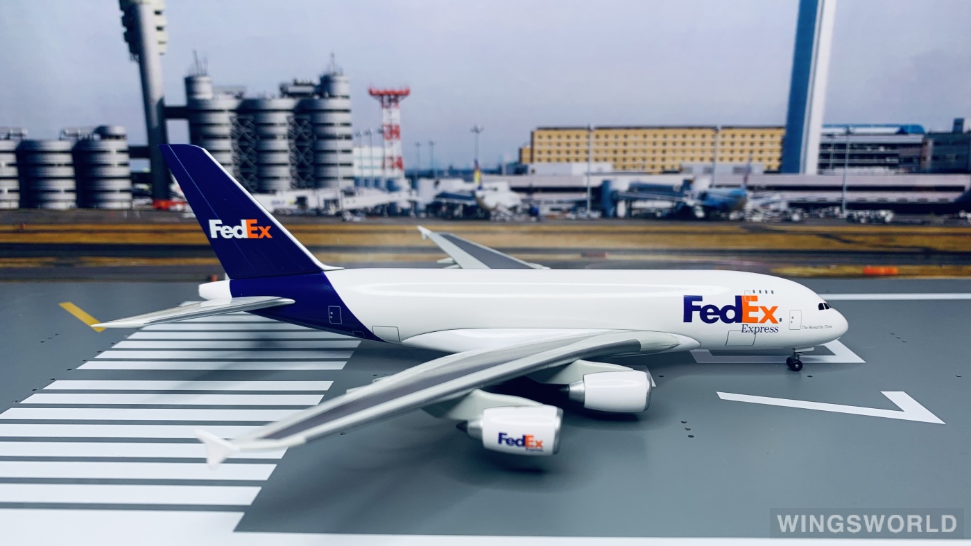 dragon models 1:400 55375 fedex 联邦快递 airbus a380-800