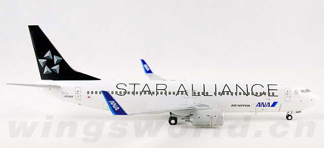 NH20032 全日空Boeing 737-800 JA51AN 星空联盟涂装Hogan 1:200 -飞机 