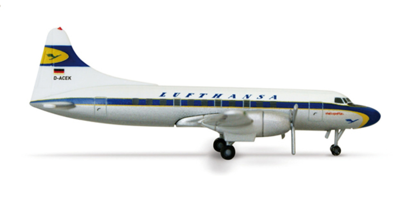 Herpa Wings Convair CV-440 Delta Airlines 1:200 Scale