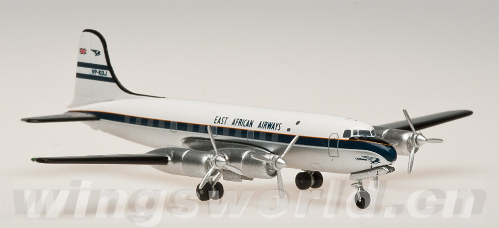 aeroclassics 1:400 acvpkoj east african airways douglas dc-4 vp