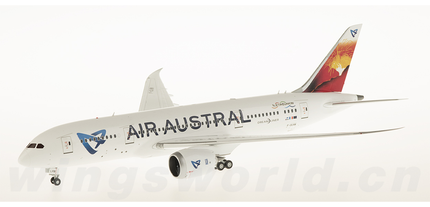 LH2047 Air Austral Boeing 787-8 F-OLRB JC Wings 1:200 -飞机模型世界