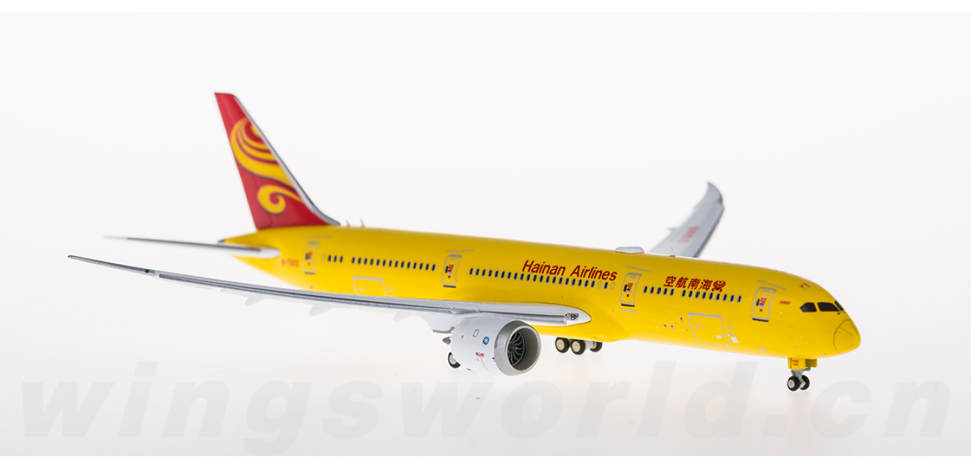 KD4097A 海南航空Boeing 787-9 B-7302 襟翼打开JC Wings 1:400 -飞机