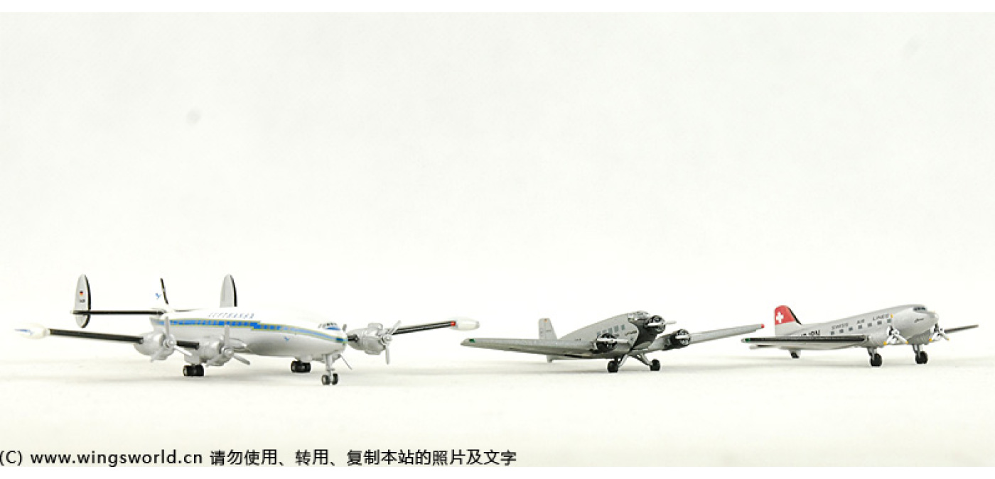 513937 汉莎航空Airport3架/套限量版Herpa 1:500 -飞机模型世界