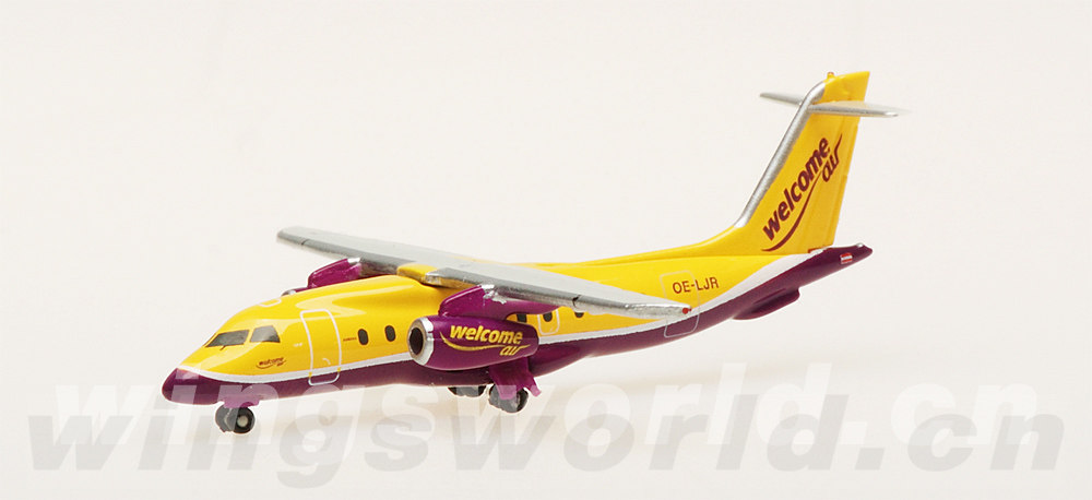 517348 welcome air dornier 328 oe-ljr herpa 1:500 -飞机模型世界