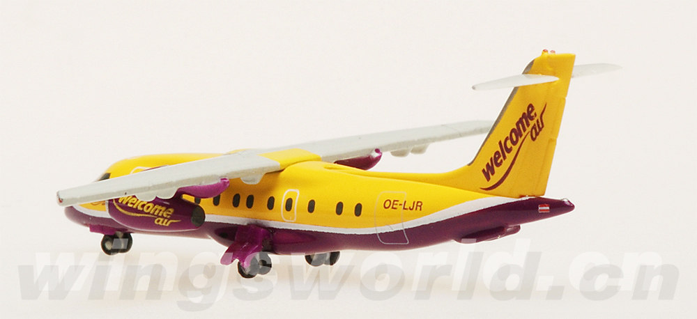 517348 welcome air dornier 328 oe-ljr herpa 1:500 -飞机模型世界