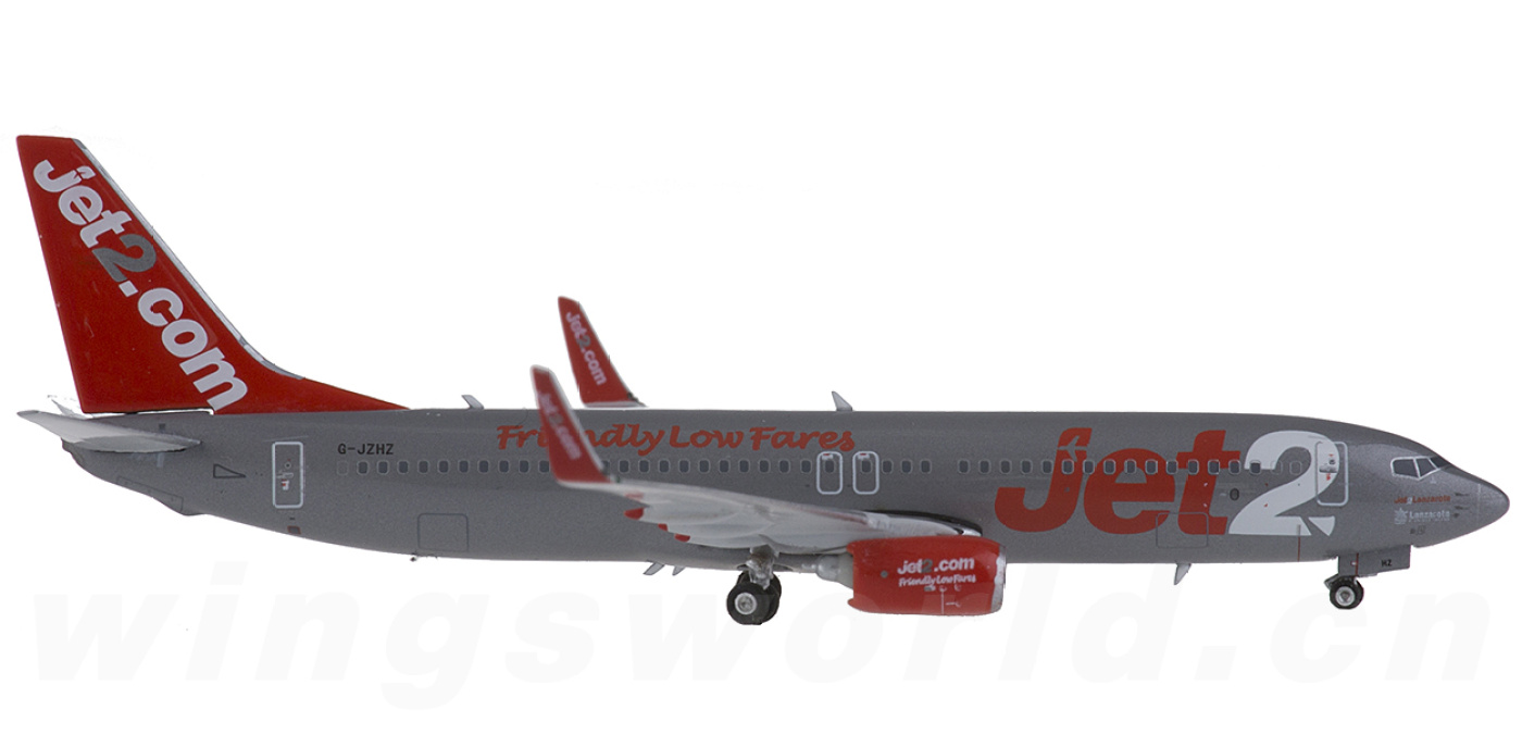 PH04162 Jet2 Boeing 737-800 G-JZHZ Phoenix 1:400 -飞机模型世界