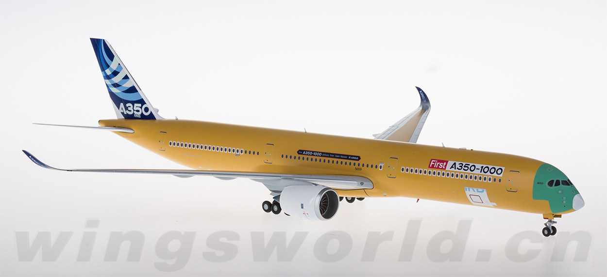 jc wings 1:200 lh2088 airbus a350-1000 f-wmil 原廠綠色塗裝