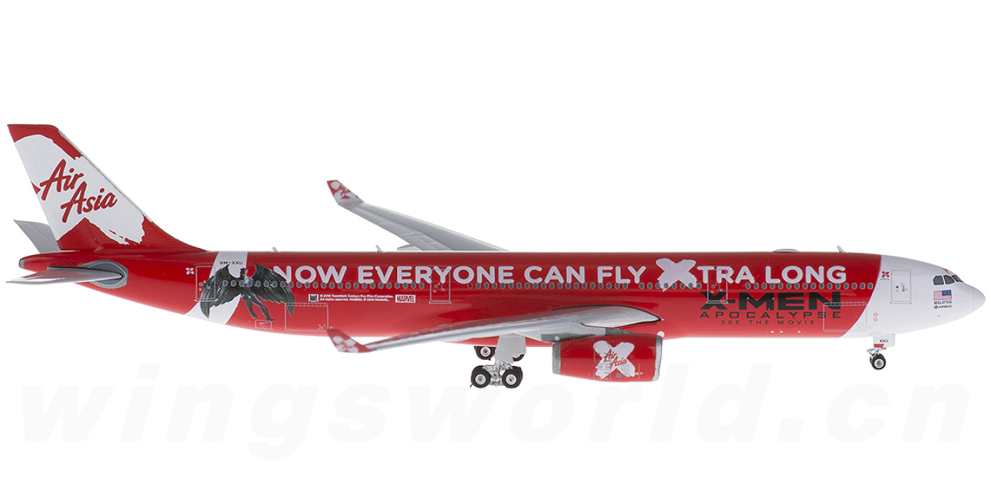 phoenix マレーシア航空　Airbus A330-300 1:400 Phoenix A330-300 マレーシア航空 00年代 9M-MKD 1/400 [10527]