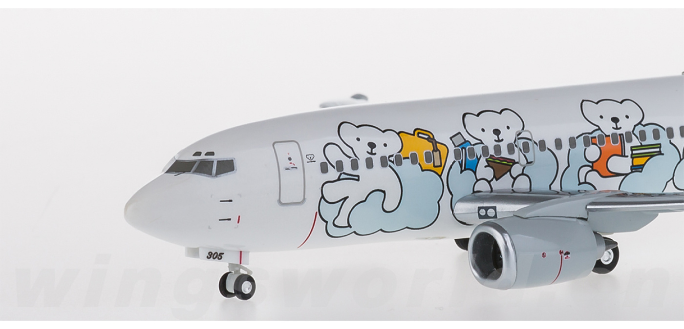 HG37305 Air Do 北海道国际航空Boeing 737-500 JA305K Bear Do 梦想号