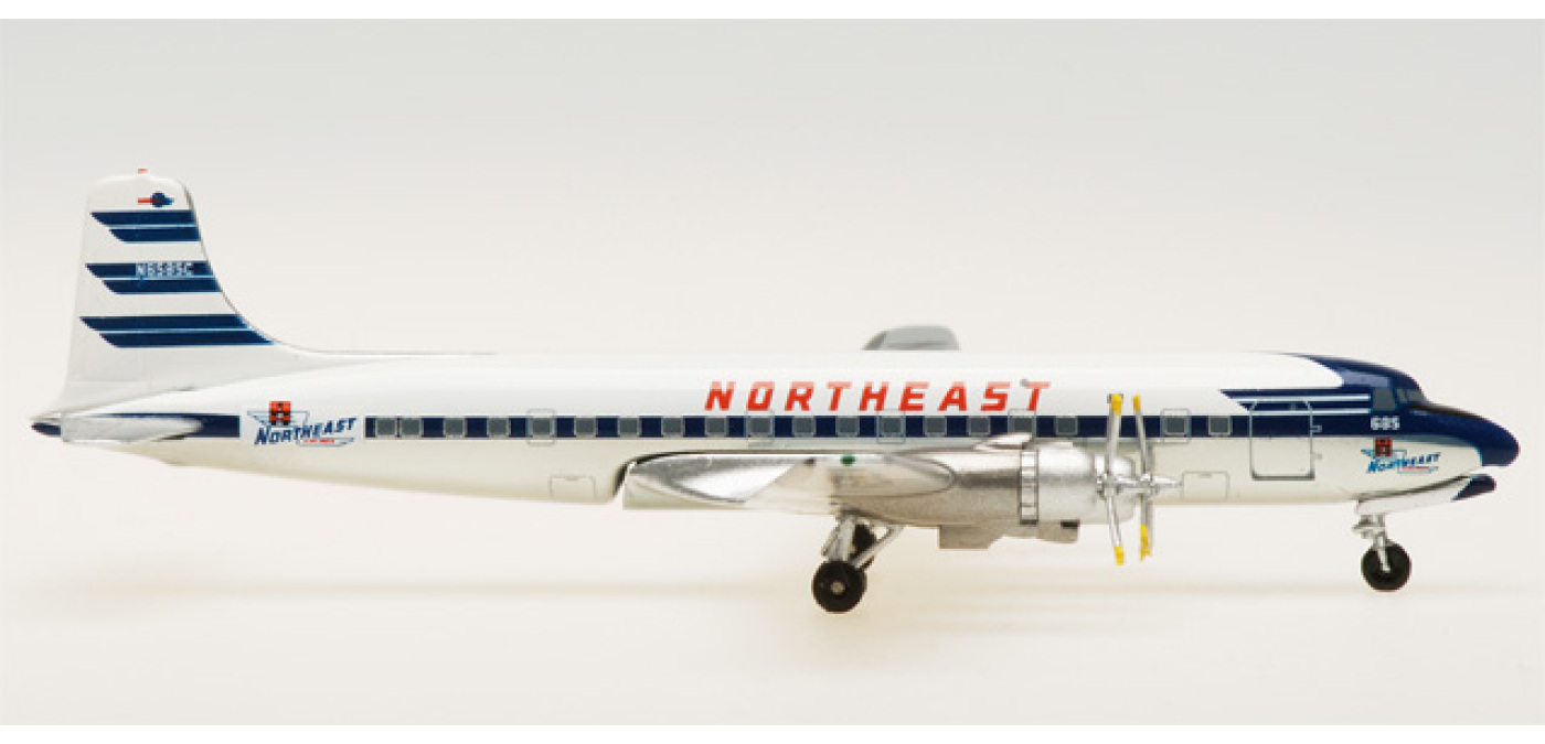 ACN6585C 美国东北航空 DC-6B N6585C AeroClassics 1:400 -飞机模型世界