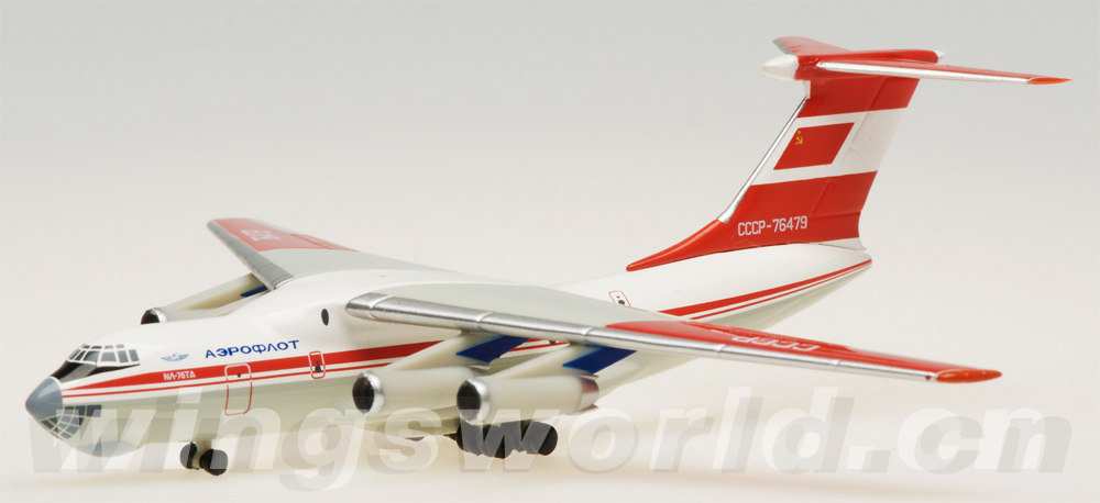Amazon.co.jp: herpa 1/500 イリューシン IL-76 アエロフロート