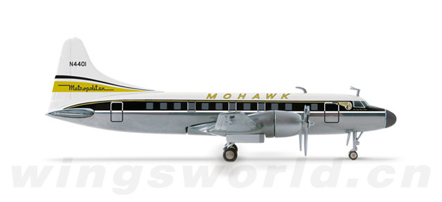 517829 Mohawk Airlines Convair CV-440 N4401 Herpa 1:500