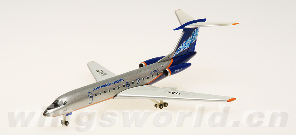 505086 俄罗斯航空Tupolev TU-134A Aeroflot Nord涂装Herpa 1:500