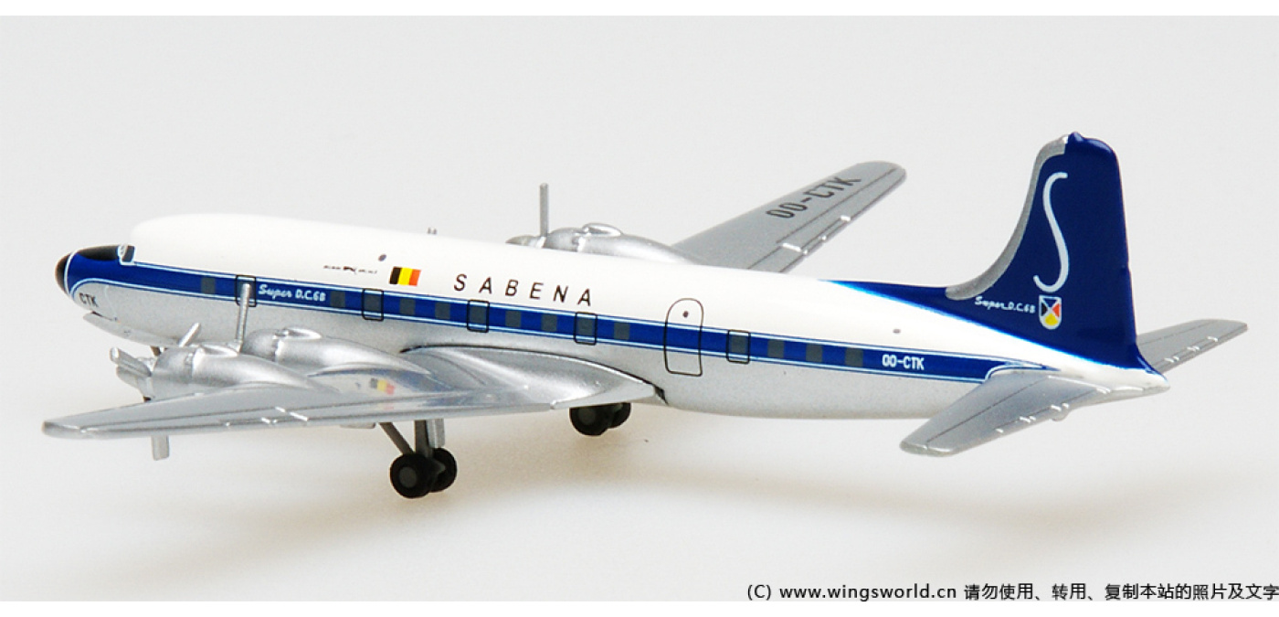 DC-6 サベナ・ベルギー航空 1963-70 (1/500 515481) !!早い者勝ち!!