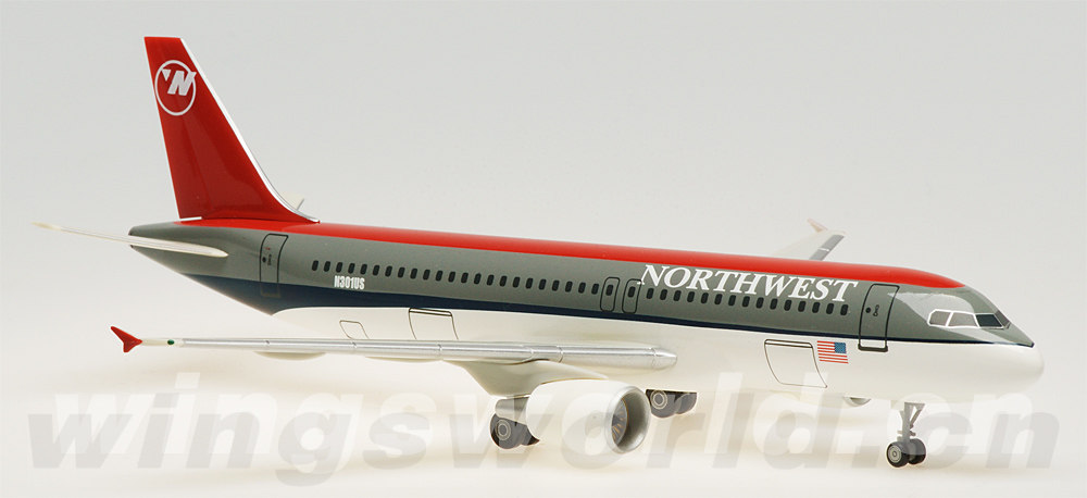 HG2353G 美国西北航空Airbus A320 N301US Hogan 1:200 -飞机模型世界