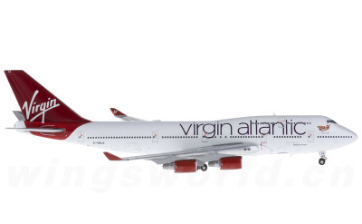 Geminijets 1:400 Virgin Atlantic 维珍航空 Boeing 747-400 G-VXLG