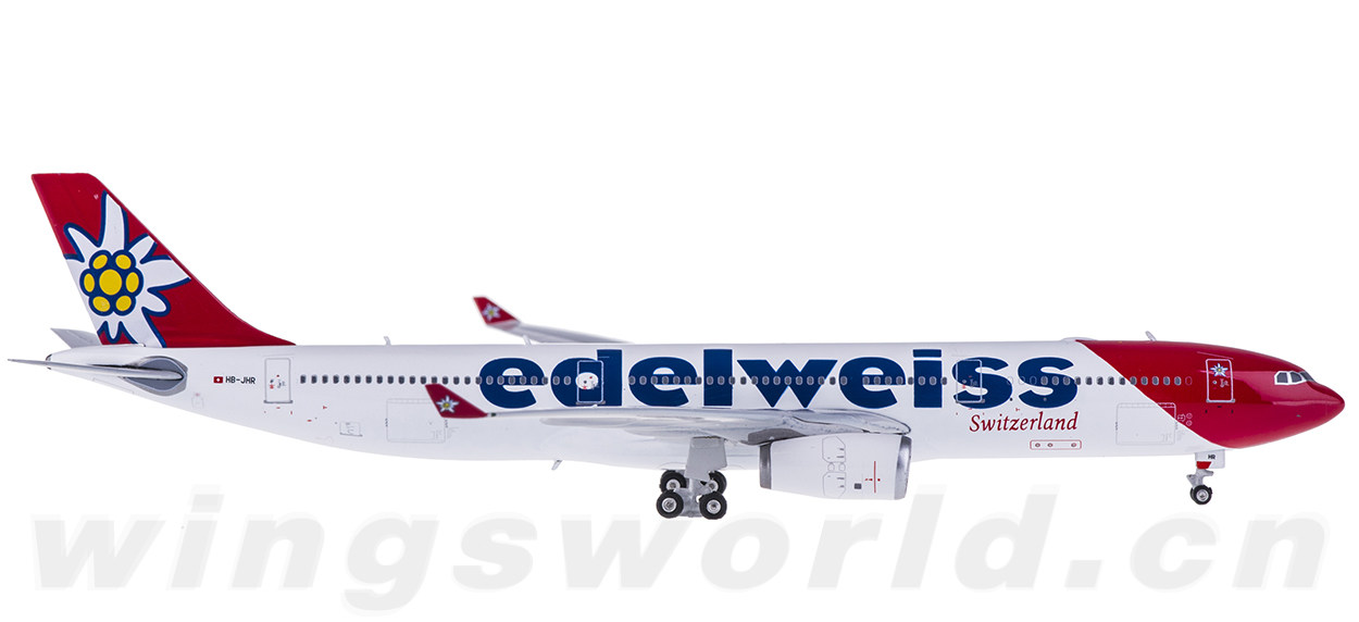 PH11237 Edelweiss Air 雪绒花航空Airbus A330-300 HB-JHR
