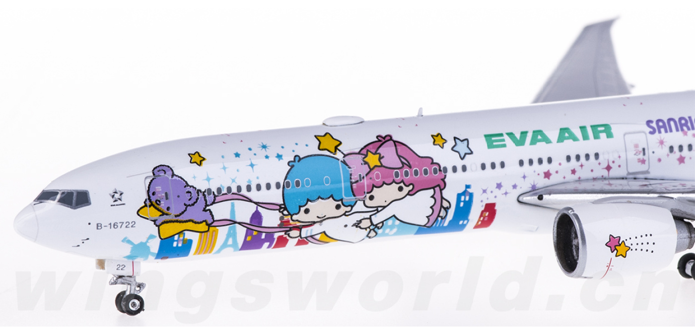 美品B777-300ER エバー航空 ハローキティ フェニックス-