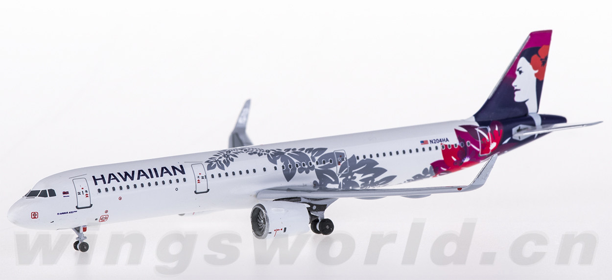 ac19266 hawaiian airlines 夏威夷航空 airbus a321neo n204ha