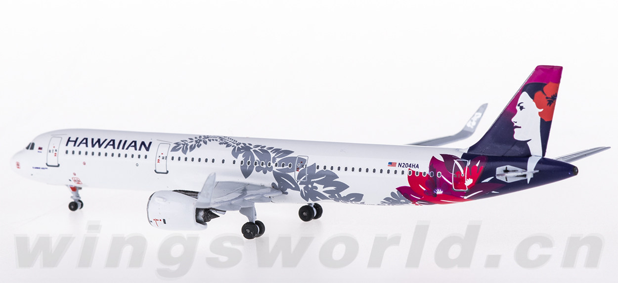 ac19266 hawaiian airlines 夏威夷航空 airbus a321neo n204ha