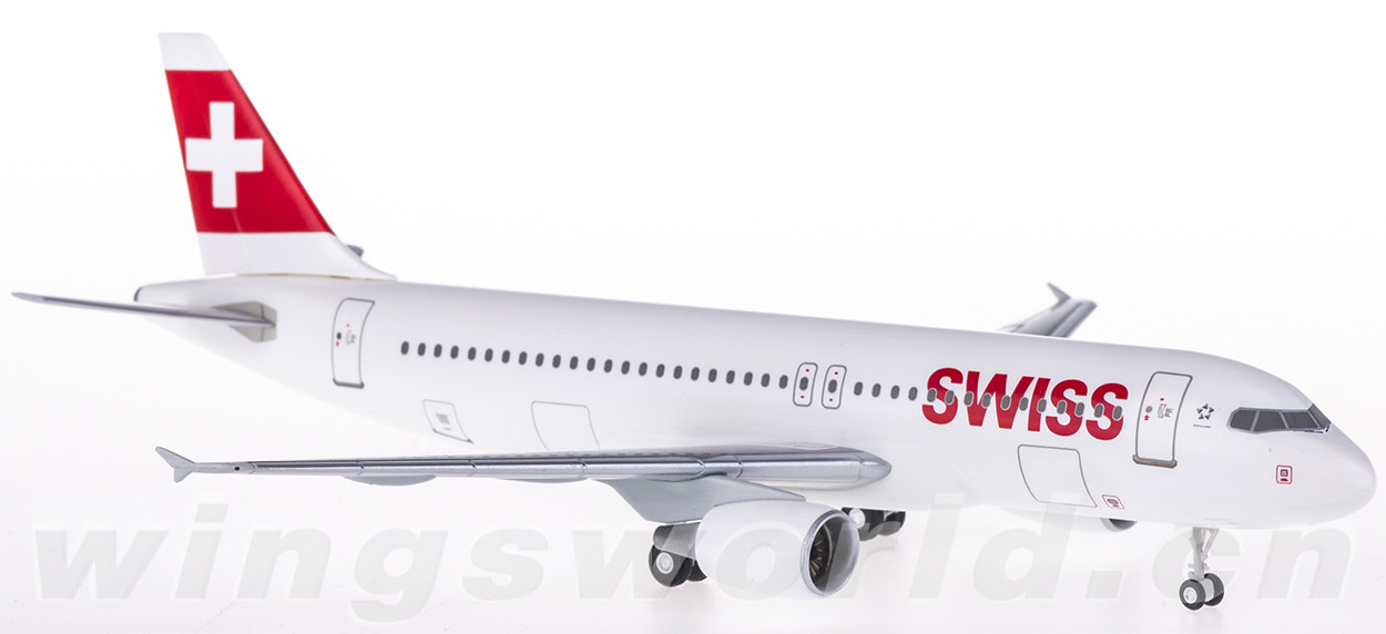 A180GRSJJ Swiss 瑞士航空Airbus A320 Hogan 1:200 -飞机模型世界