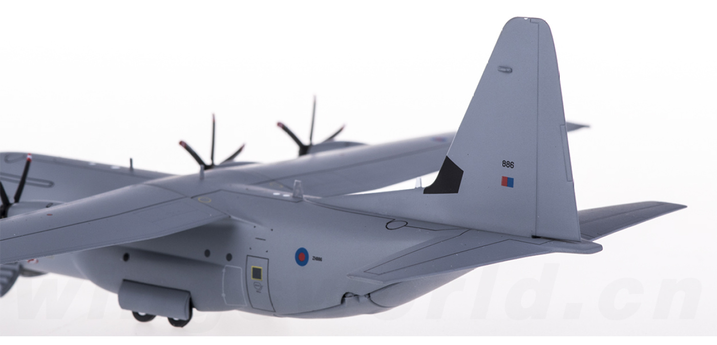 G2RAF713 RAF 英国皇家空军Lockheed C-130J ZH886 Geminijets 1:200 