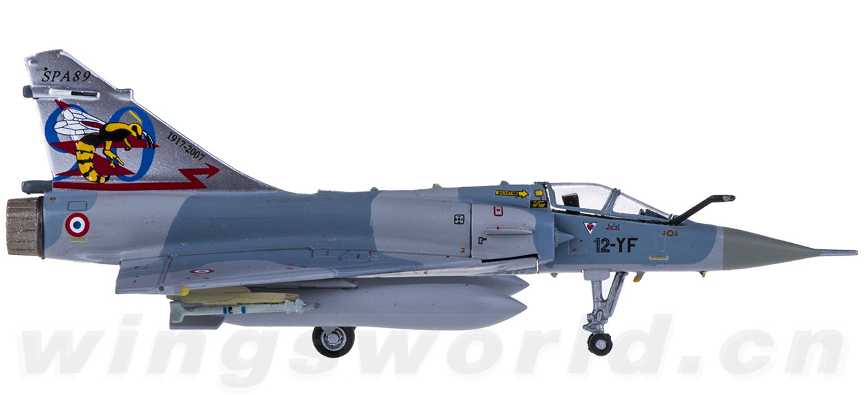 HG7259 法国空军Dassault Mirage 2000C 幻影EC1/12 Hogan 1:200